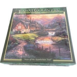 Master Pieces NIB Farm Country Steps Off The Appalachian Trail 1000 Piece Puzzle